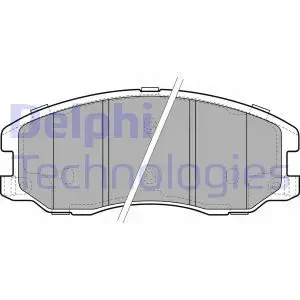 Klocki hamulcowe przód CHEVROLET CAPTIVA DELPHI
