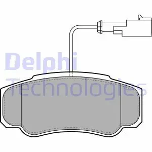 LP2054 DELPHI Klocki hamulcowe tył