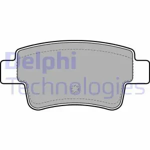 Klocki hamulcowe tył CITROËN C4 GRAND PICASSO I (UA_) DELPHI