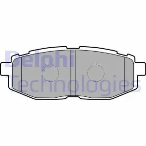 LP2076 DELPHI Klocki hamulcowe tył