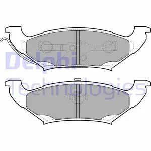 Klocki hamulcowe tył LINCOLN CONTINENTAL TOWN DELPHI