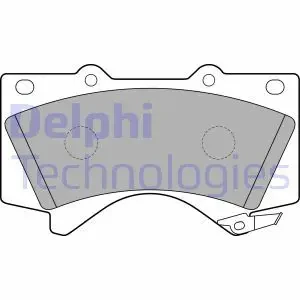 Klocki hamulcowe przód TOYOTA LAND CRUISER DELPHI