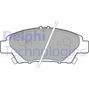 Klocki hamulcowe przód HONDA INSIGHT II DELPHI