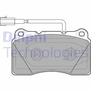 LP2221 DELPHI Klocki hamulcowe przód