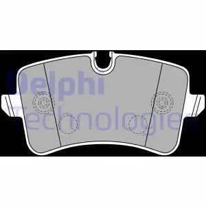 Klocki hamulcowe tył AUDI A8 D4 DELPHI