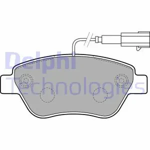 Klocki hamulcowe przód FIAT GRANDE PUNTO DELPHI