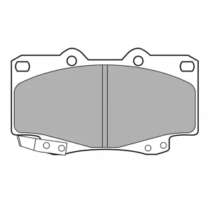 Klocki hamulcowe przód TOYOTA HILUX VI DELPHI