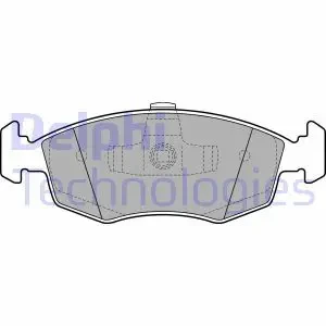 Klocki hamulcowe przód FIAT PANDA III DELPHI