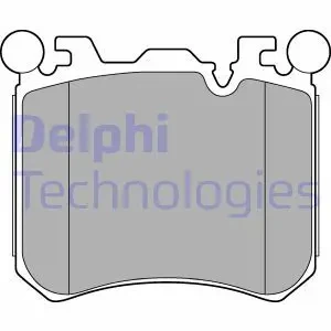 Klocki hamulcowe przód BMW X3 E70 DELPHI