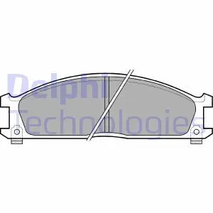 Klocki hamulcowe przód NISSAN TRADE DELPHI