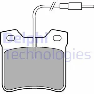 klocki hamulcowe peugeot 406 LP667 DELPHI