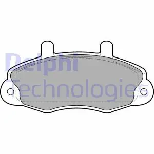 Klocki hamulcowe przód FORD TRANSIT Skrzynia (T_ _) DELPHI