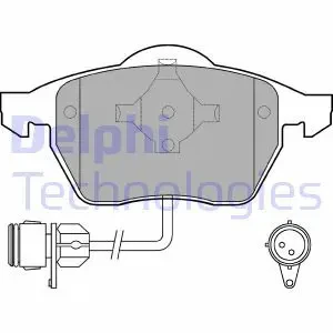 Klocki hamulcowe przód z czujnikiem SEAT ALHAMBRA DELPHI