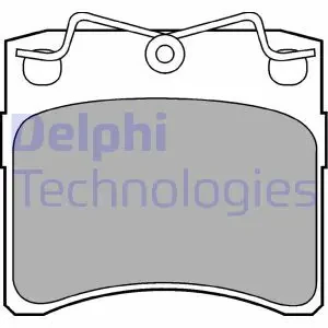 LP785 DELPHI Klocki hamulcowe przód