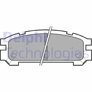 Klocki hamulcowe tył SUBARU IMPREZA Kombi (GF) DELPHI