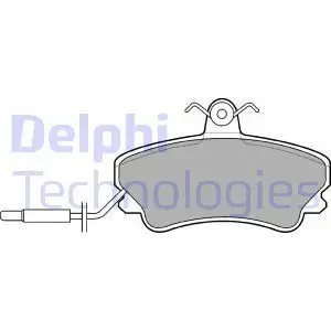 LP822 DELPHI Klocki hamulcowe przód