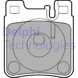 Klocki hamulcowe tył MERCEDES-BENZ W203 DELPHI