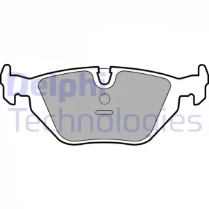 LP907 DELPHI Klocki hamulcowe tył