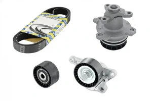 2.0 dCi Pompa wodna + zestaw paska klinowego wielorowkowego RENAULT LAGUNA III SNR