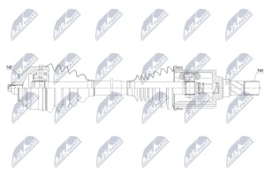 Wał napędowy MERCEDES-BENZ SPRINTER B907, B910 418 CDI, 414 CDI, 417 CDI, 415 CDI, 411 CDI NTY