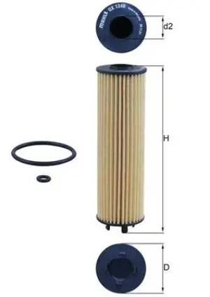 Filtr oleju AUDI Q3 II KNECHT