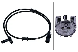 Czujnik, prędkość obrotowa koła MERCEDES-BENZ SPRINTER B906 HELLA 6PU 358 218-081