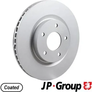 Tarcza hamulcowa NISSAN QASHQAI I JP GROUP
