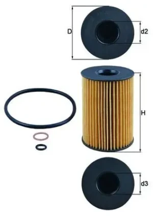 Filtr oleju BMW 8 G16 F93 MAHLE