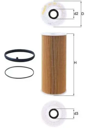 Filtr oleju AUDI A8 D3 MAHLE