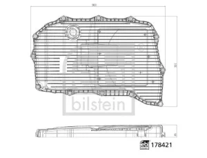 Filtr hydrauliczny, automatyczna skrzynia biegów AUDI A6 C8 FEBI BILSTEIN