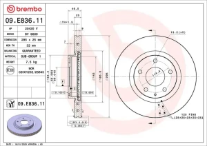 Tarcza hamulcowa MAZDA CX-30 BREMBO