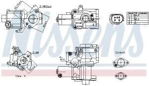 98199 NISSENS Zawór agr