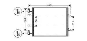 RTA5459 AVA QUALITY COOLING Skraplacz, klimatyzacja