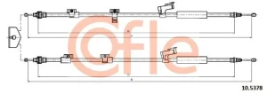 Cięgło, hamulec postojowy FORD GRAND C-MAX II COFLE