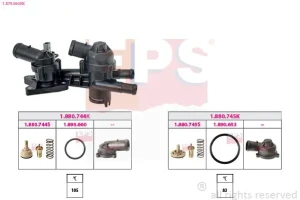 1.4 TSI VW SCIROCCO III Termostat, środek chłodzący EPS