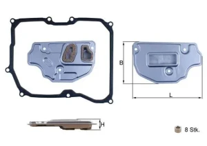 Filtr hydrauliczny, automatyczna skrzynia biegów SKODA OCTAVIA 2 KNECHT