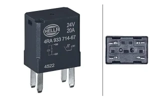 4RA 933 714-671 HELLA Przekaźnik, prąd pracy