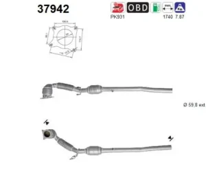 2.0 GTI Katalizator VW GOLF 5 AS