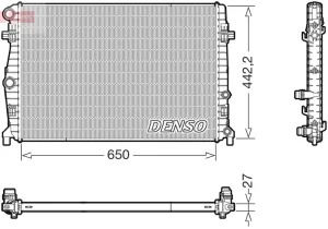 DRM32058 DENSO Chłodnica, układ chłodzenia silnika