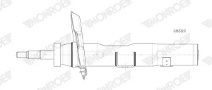 Amortyzator MERCEDES-BENZ B W247 B 180, B 250, B 160, B 220, B 200 MONROE