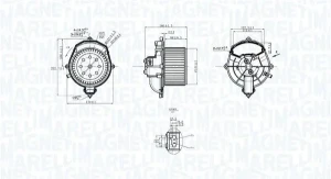 069412266010 MAGNETI MARELLI Wentylator wewnętrzny