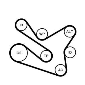 1.2 TCe, 0.9 TCe Pompa wodna + zestaw paska klinowego wielorowkowego RENAULT CAPTUR I CONTINENTAL CTAM