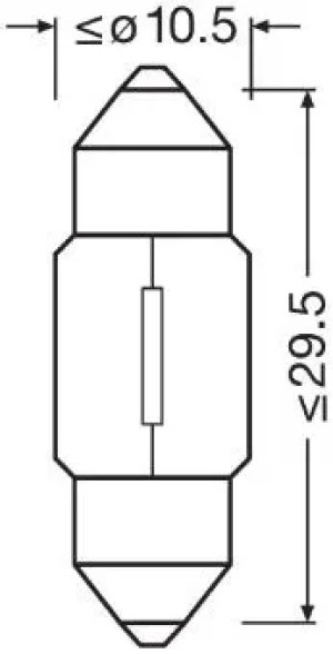 Żarówka, kontrolka zamknięcia drzwi OSRAM 6438