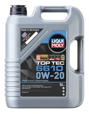 21662 LIQUI MOLY Top tec 6610 0w-20 5l olej syntetyczny