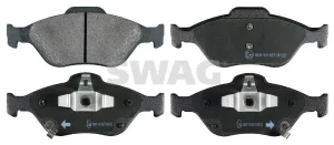 33 10 6452 SWAG Zestaw klocków hamulcowych, hamulce tarczowe