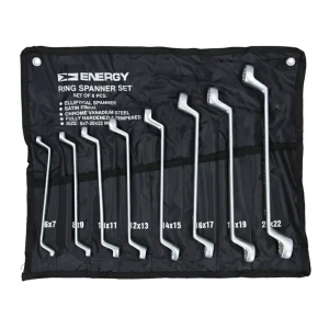 NE01001SK8 ENERGY Zestaw podwójnych kluczy oczkowych