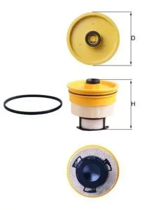 4.5 D, 4.5 D4-D Filtr paliwa TOYOTA LAND CRUISER J200 KNECHT