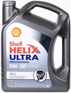 550046304 SHELL Helix ultra professional, av-l 0w-30 5l olej silnikowy