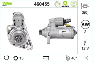1.6 TDI, 2.0 TDI VW PASSAT B6 Rozrusznik VALEO