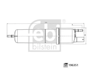 xDrive 30, xDrive 25, xDrive M, xDrive 40 Filtr paliwa BMW X5 G05 F95 FEBI BILSTEIN